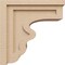 Ekena Millwork 8"W x 16"D x 16"H Classic Highland Rough Cedar Woodgrain TimberThane Corbel, Primed Tan CORUR08X16X16HLDRCPR - alternate 5